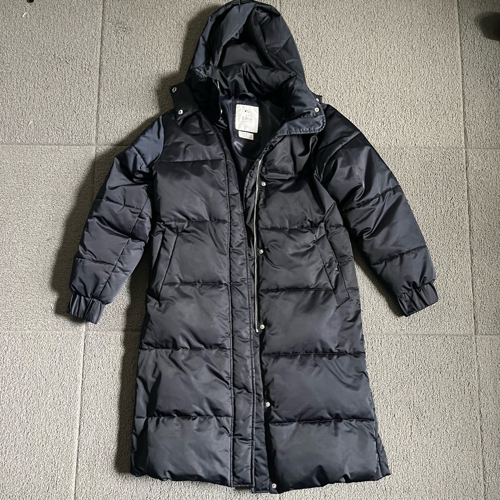 A&F long puffer coat